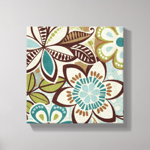 Moderna blom- designer canvastryck