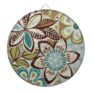 Moderna blom- designer darttavla