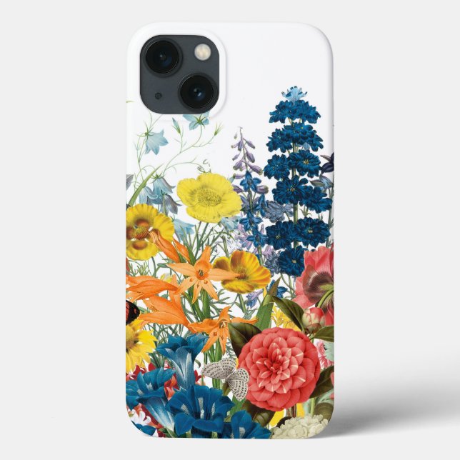 moderna blommor av vintage (Baksida)