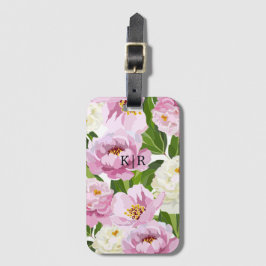 Moderna blommor bagagebricka