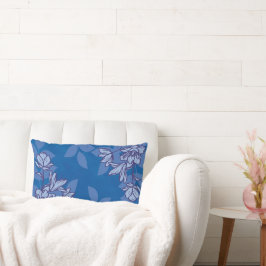 Moderna blommor och Löv Lumbarkudde