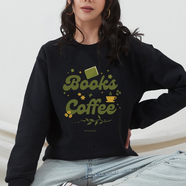 Moderna böcker & kaffebok älskare personlig t shirt (Skapare uppladdad)