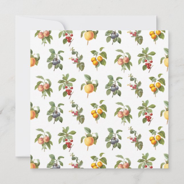 moderna botaniska frukter av vintage (Framsida)