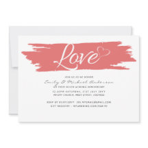 Moderna bröllopsjubileumsinbjudningar - VARJE MILS