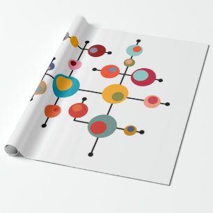 Moderna bubblor i mitten av århundradet presentpapper
