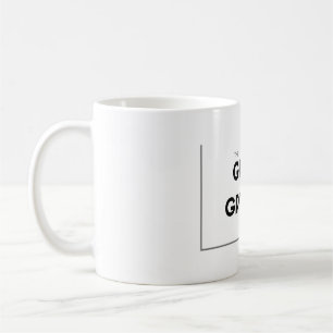 MODERNA citationstecken: gräs är alltid mer grö Kaffemugg
