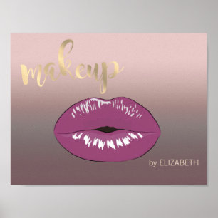 Moderna Cool Lips , Sminkartist Poster