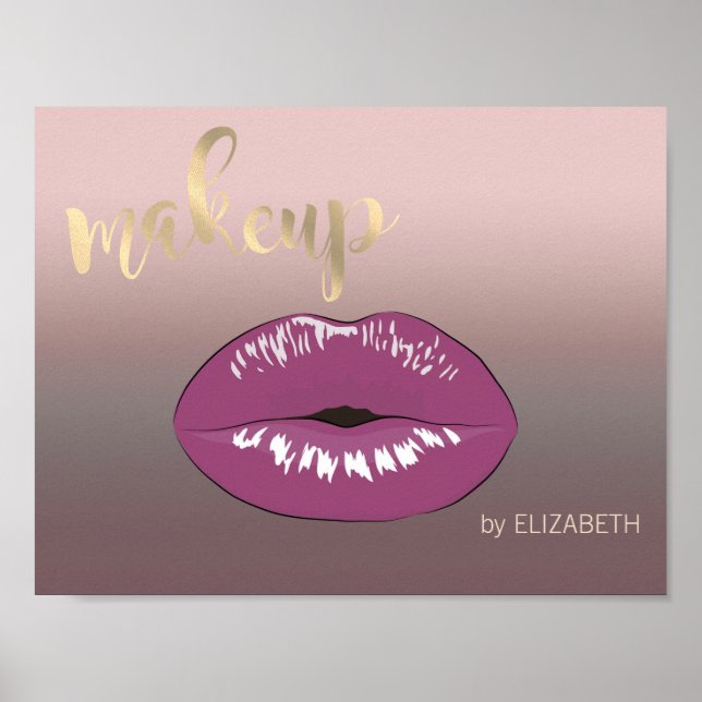 Moderna Cool Lips , Sminkartist Poster (Framsidan)