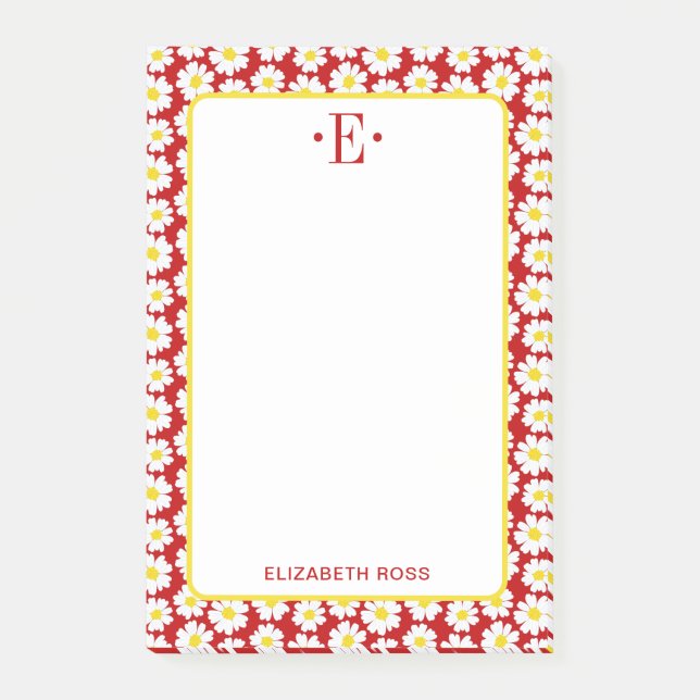 Moderna Daisy Post-it Block (Framsida)