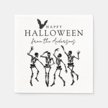 Moderna dansande skelett God Halloween