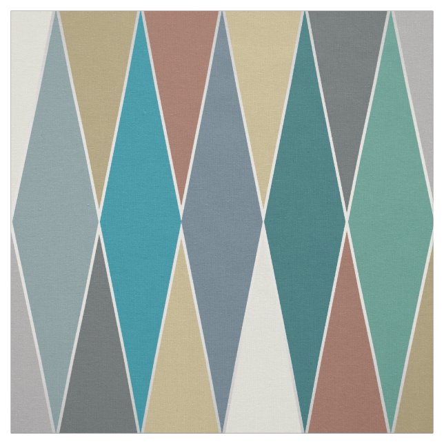 Moderna diamanter i mitten av århundradet (stora) tyg (Provkarta)