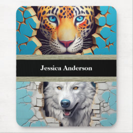 Moderna djur, leopard Varg Musmatta