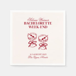 Moderna drinkar möhippa helg pappersservett