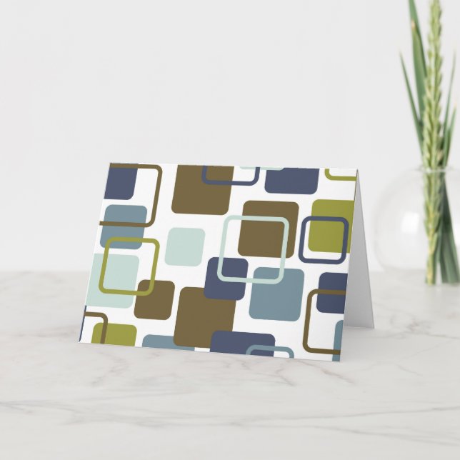 Moderna Eames rektanglar 1 Kort (Framsida)