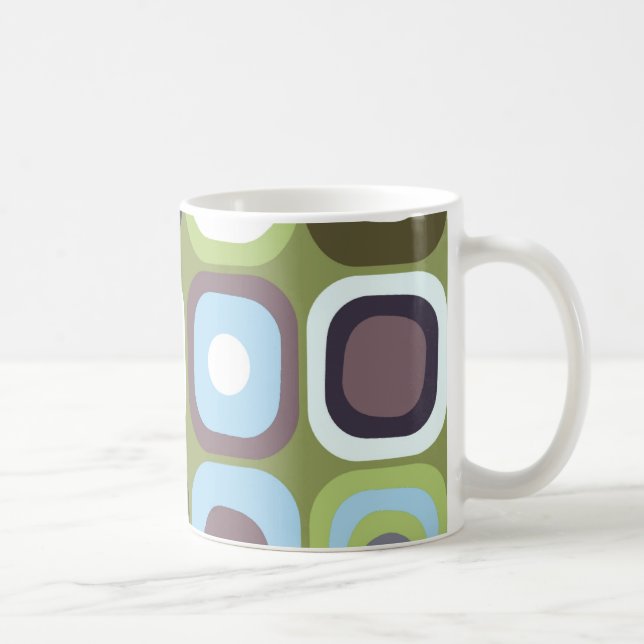 Moderna Eames rektanglar 32 Kaffemugg (Höger)