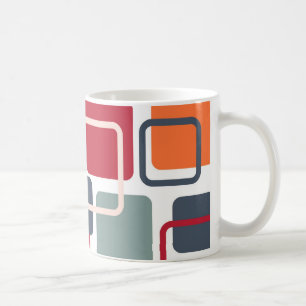 Moderna Eames rektanglar 4 Kaffemugg