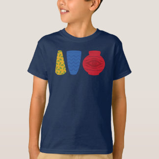Moderna egyptiska vaser barn t-shirt