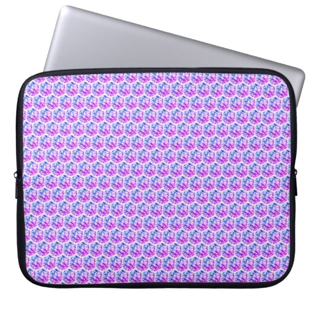 Moderna eleganta glittrande diamant-chic laptop fodral (Framsidan)