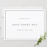Moderna & Eleganta vita svensexepartykort Inbjudningar<br><div class="desc">Dessa eleganta, minimalistiska svensexepartykort har modern typsnitts typografi och ren text för en enkel och stilren vit design som du kommer att älska. Lägg till anpassad text för att ge eventuell ytterligare information som behövs för dina gäster. Skicka gärna ett meddelande till mig med eventuella designrelaterade frågor - jag hjälper...</div>