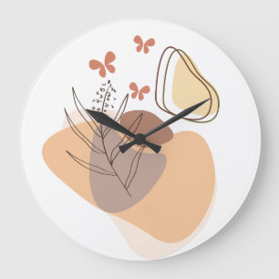 moderna estetiska former stor klocka