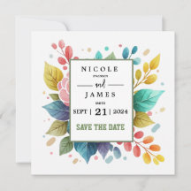 Moderna färgstarka blommor, vattenfärg