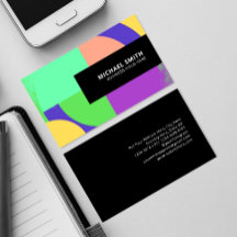 Moderna färgstarka geometriska former