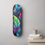 Moderna färgstarka nyfjädrar mini skateboard bräda 18,5 cm<br><div class="desc">Du kan fritt anpassa designen.</div>