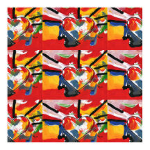 Moderna färgstarka vattenfärgshem poster