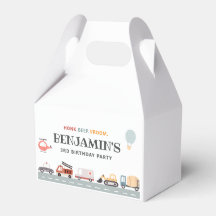 Moderna favoritboxar i Transport på födelsedagen