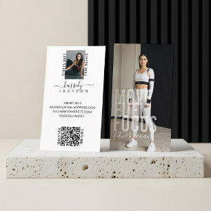 Moderna Fitness Coach Personlig Tränare Bilder Visitkort