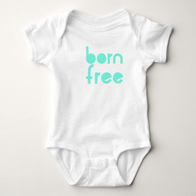Moderna "födda fria ", t shirt (Framsida)