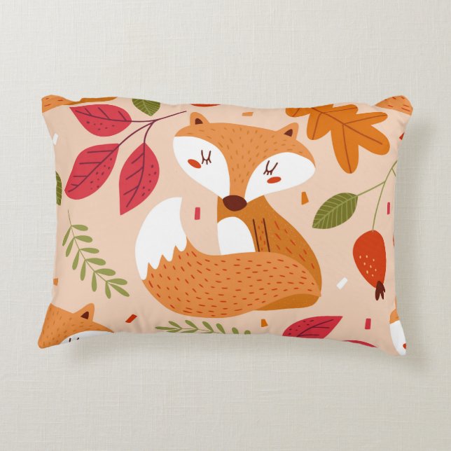 Moderna folkmassor prydnadskudde (Baksidan)