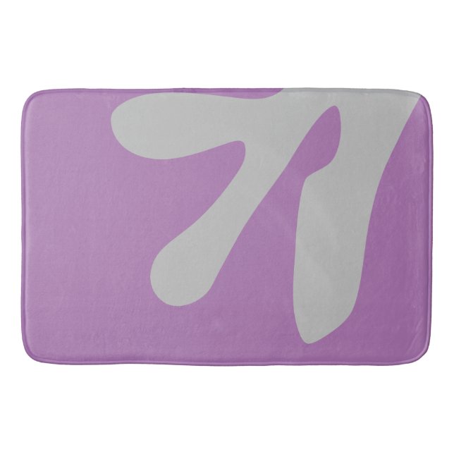 Moderna former av minimal Abstrakt Badrumsmatta (Framsidan)