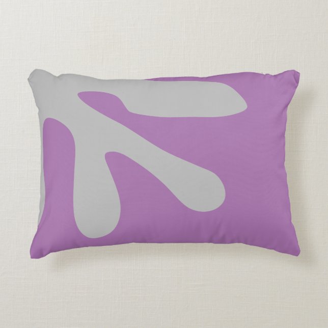 Moderna former av minimal Abstrakt Prydnadskudde (Framsidan)