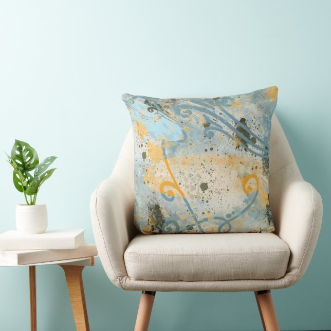 Moderna former och Färg Kudde (Stol)