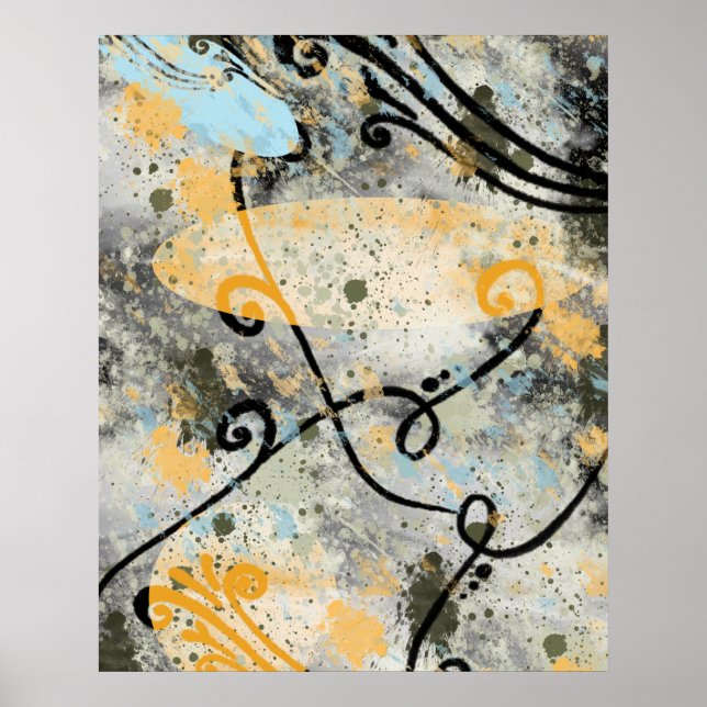 Moderna former och Färg Poster (Framsidan)