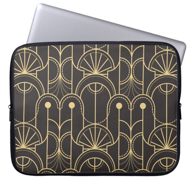 Moderna geometriska plattor mönster laptop fodral (Framsidan)