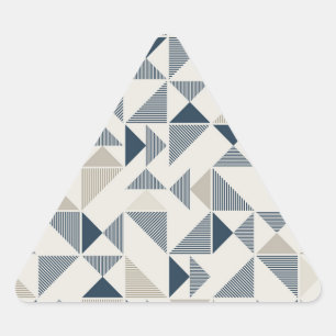 moderna geometriska trianglar-klistermärken triangelformat klistermärke