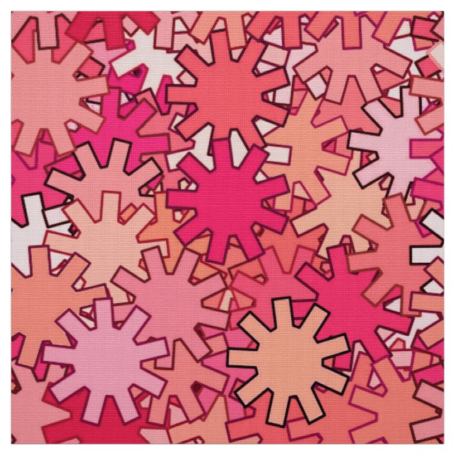 Moderna geometriska växlar, korallets Rosa och per Tyg (Provkarta)