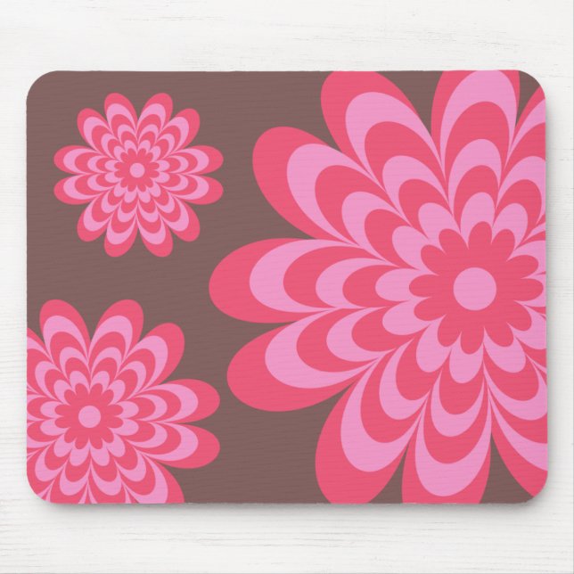 Moderna Groovy daisy Mousepad Musmatta (Framsidan)
