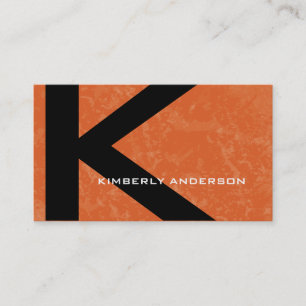 Moderna GrungeMonogramvisitkortar Visitkort