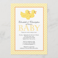 Moderna gula ankor kopplar ihop baby shower