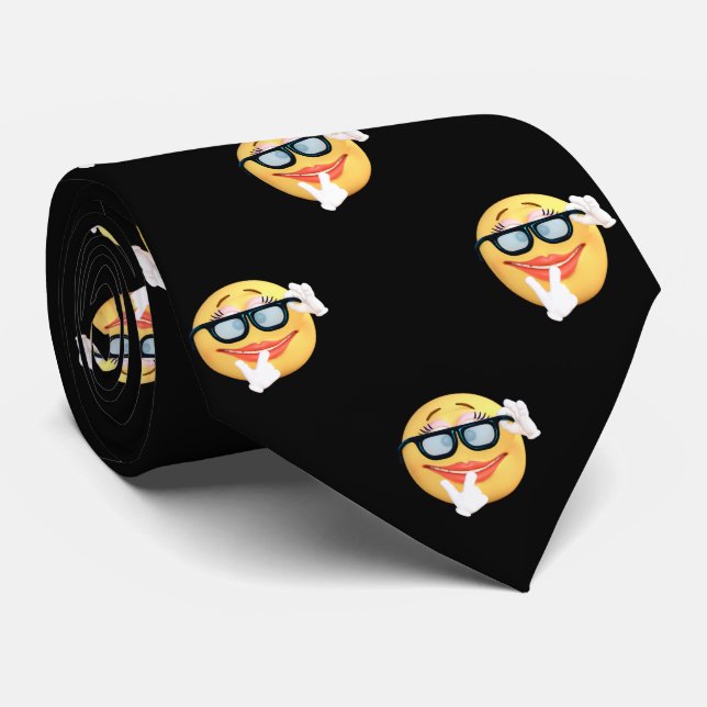 Moderna gulddots, Emoji-ansikte Slips (Rullad)