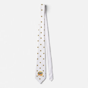 Moderna gulddots ,Emoji-ansikte Slips