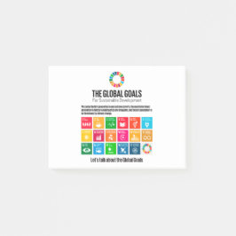 Moderna hållbarhetsmål för Trendiget - inspiration Post-it Block