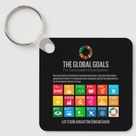 Moderna hållbarhetsmål för Trendiget Utbildning Nyckelring