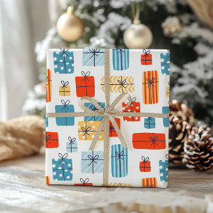 Moderna Handritade Julpresenter Holiday Present Presentpapper