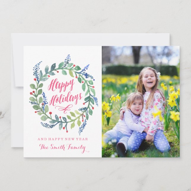 Moderna helgdagar | Goda helger Julkort (Framsida)