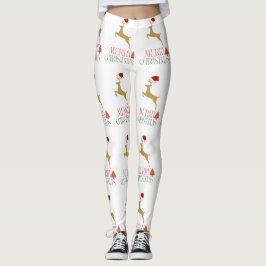 Moderna högtidsleggings jul leggings