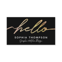 Moderna Holographic hejer skrivar - visitkorten